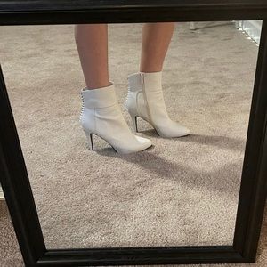 White Impo Booties